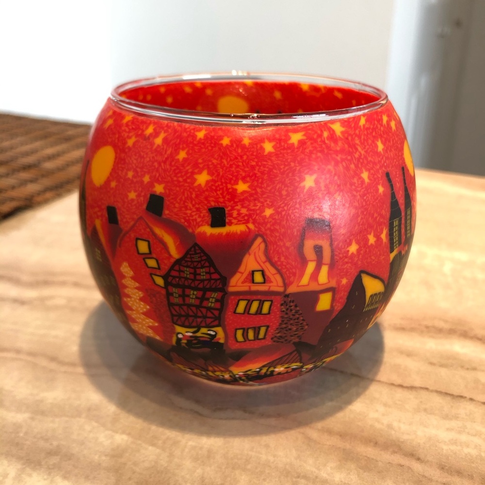 European glass candle holder - Picture 2 of 11